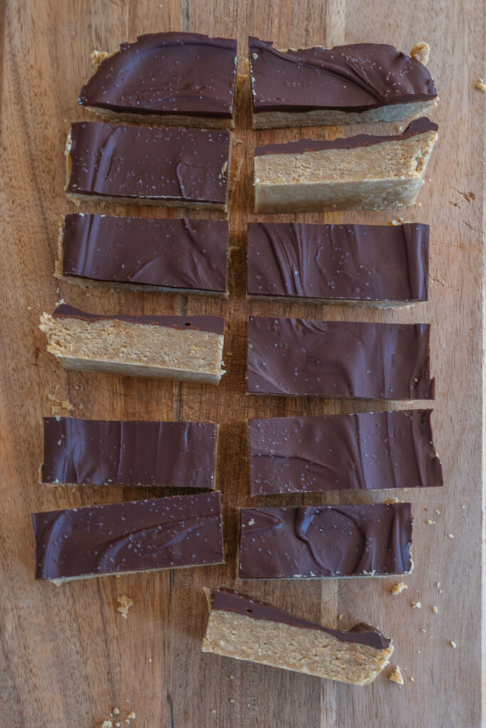 Cookie Dough Proteinriegel – gesunder, glutenfreier und veganer Snack mit Schokolade Mrs Flury