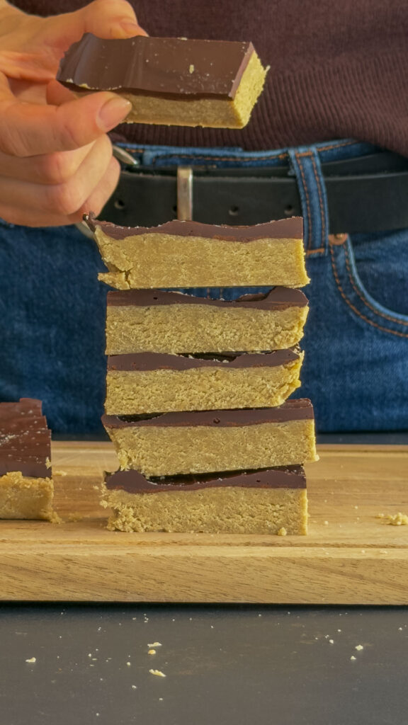 Cookie Dough Proteinriegel – gesunder, glutenfreier und veganer Snack mit Schokolade Mrs Flury