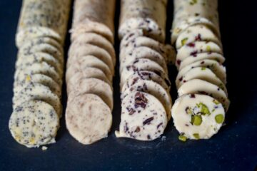 Ein Teig, vier Sorten Kekse - einfache Kekse von der Rolle Mrs Flury