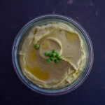 Cremiger Erbsen Protein Hummus Dip gesund Meal Prep Mrs Flury