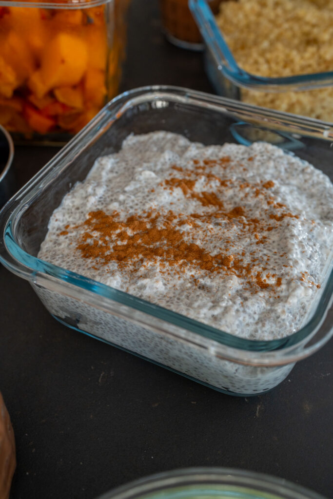 Gesunder Chia Pudding Basis Rezept Meal Prep