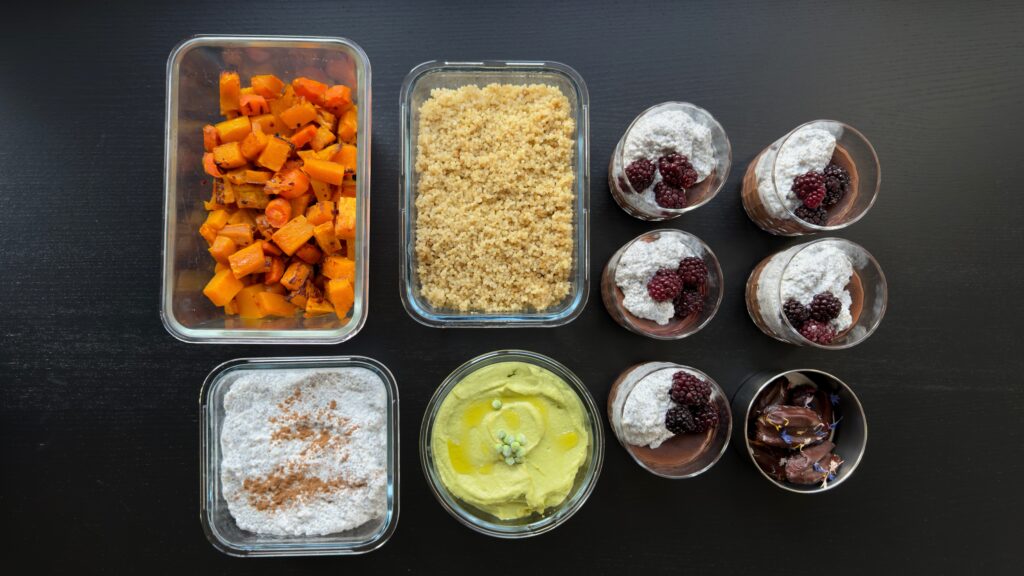 Gesundes Meal Prep: 6 Gesunde Zutaten und Snacks für die Woche