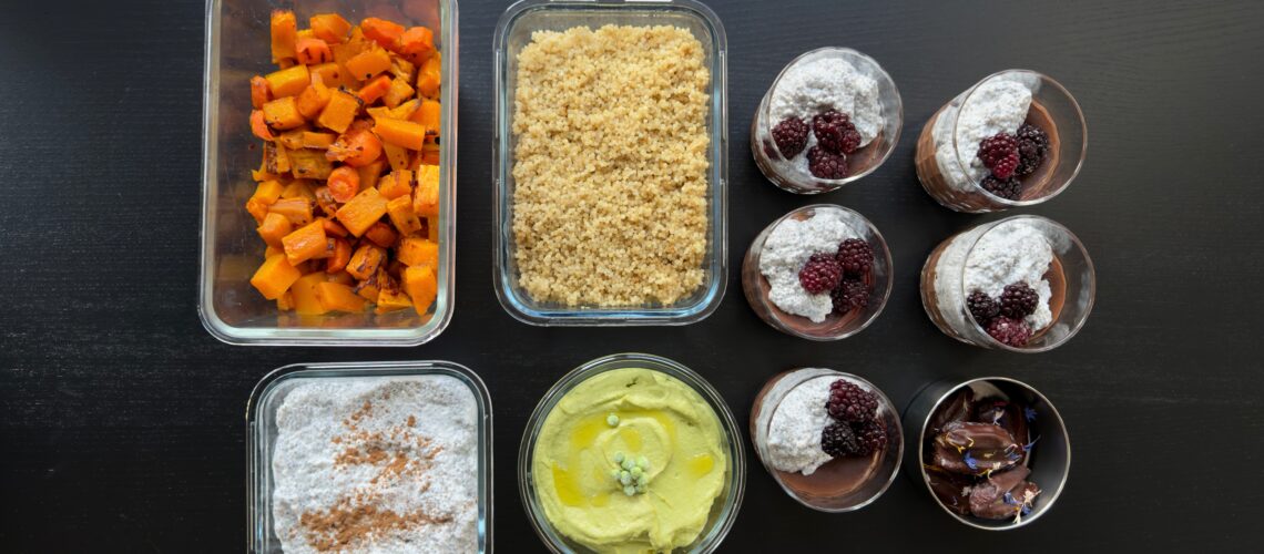 Gesundes Meal Prep: 6 Gesunde Zutaten und Snacks für die Woche