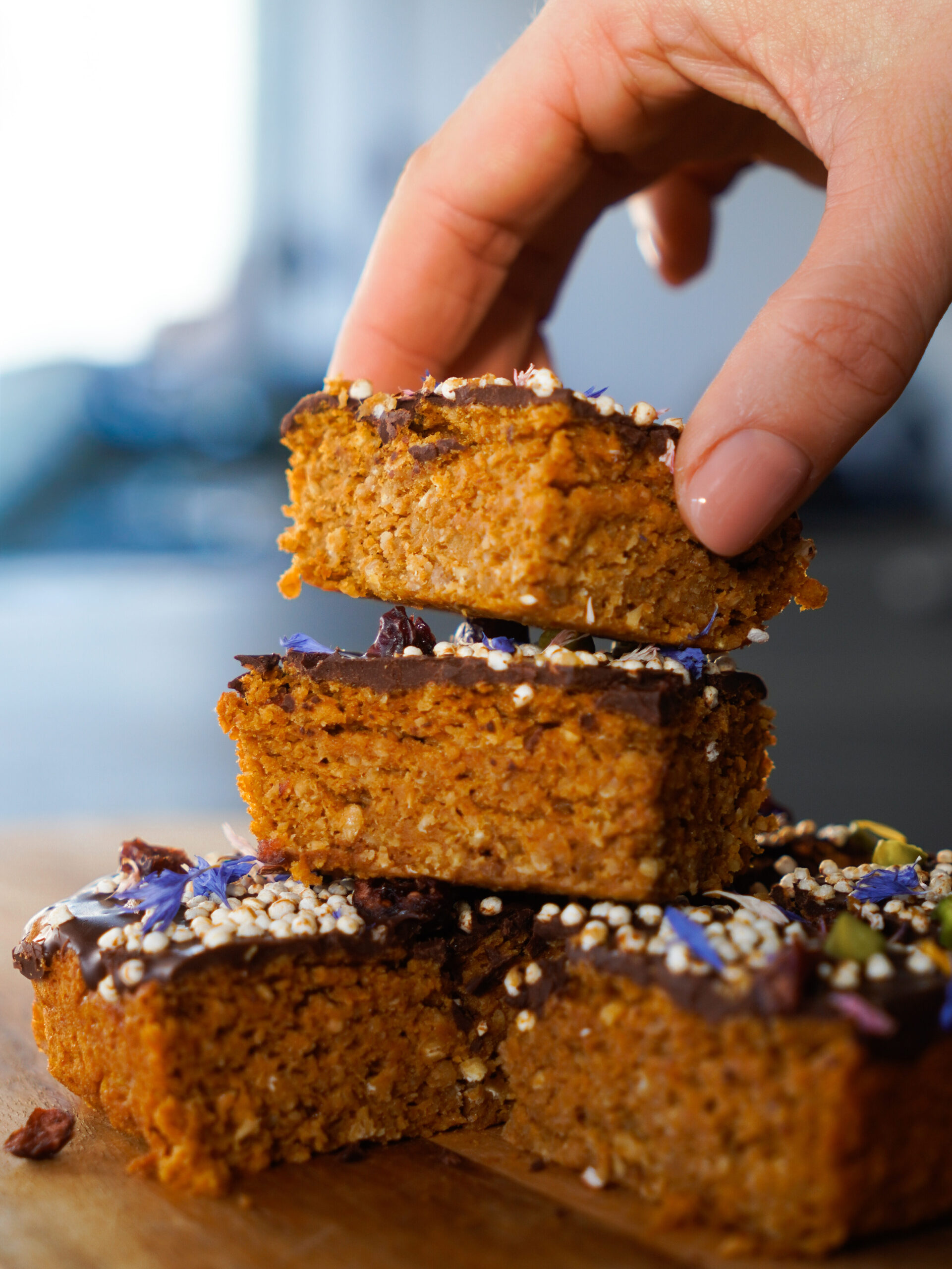 Saftige Süsskartoffel Riegel: Nährstoffreiches Meal-Prep Rezept, vegan und glutenfrei backen Mrs Flury