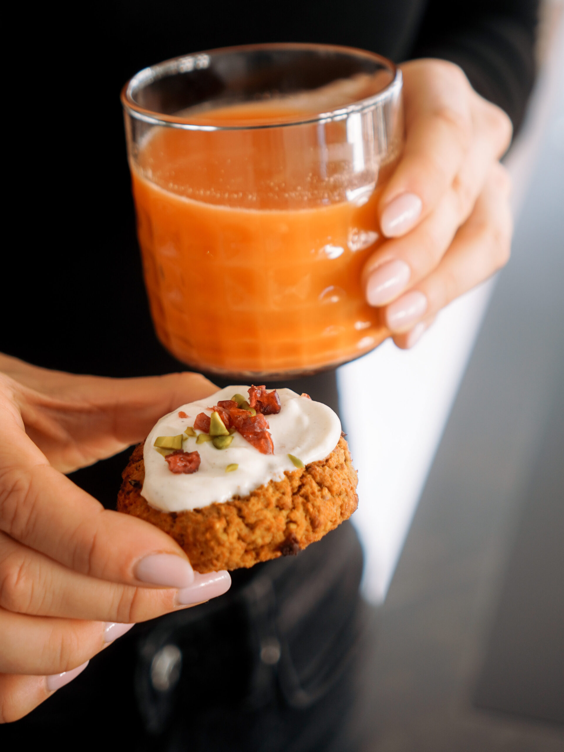 Oranger Power-Saft & Protein-Cookies aus Trester | Zero Waste Juice Rezept Mrs Flury