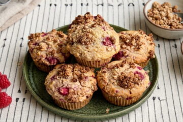 Vegane Beeren Muffins Rezept gesund und vegan backen Mrs Flury
