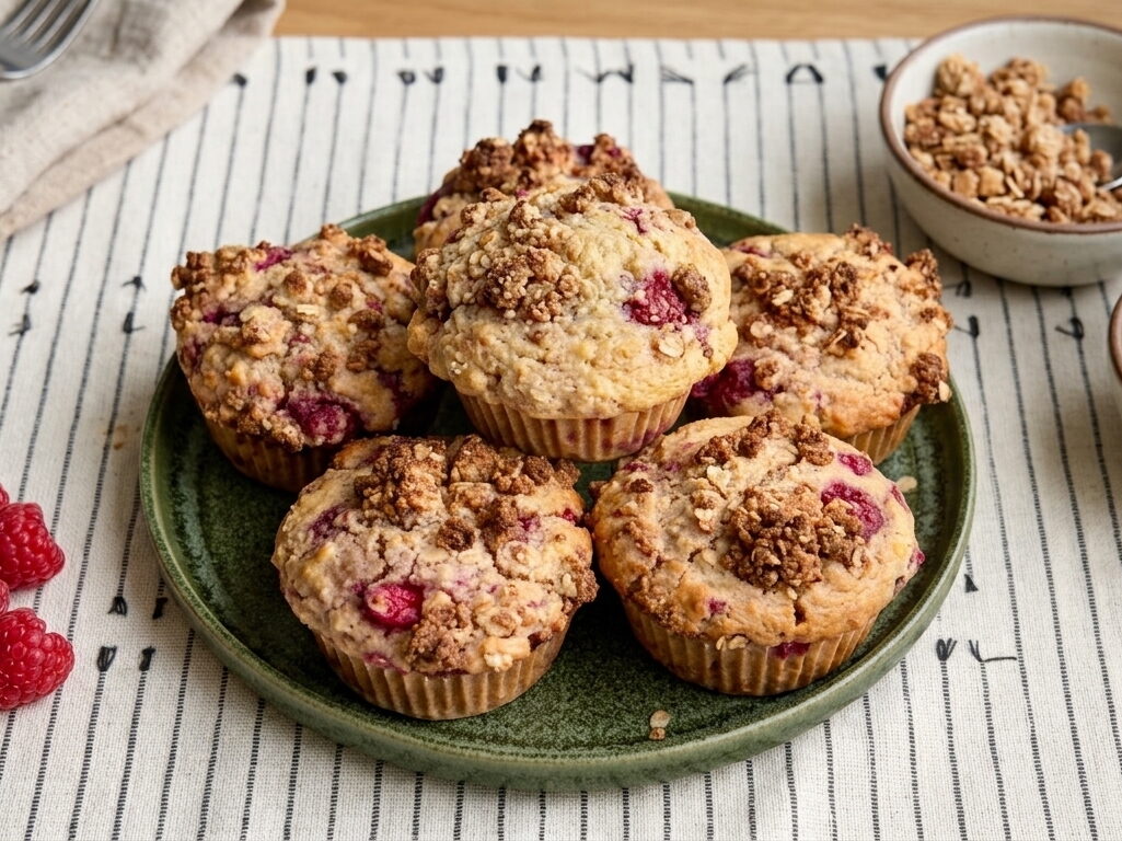 Vegane Beeren Muffins Rezept gesund und vegan backen Mrs Flury