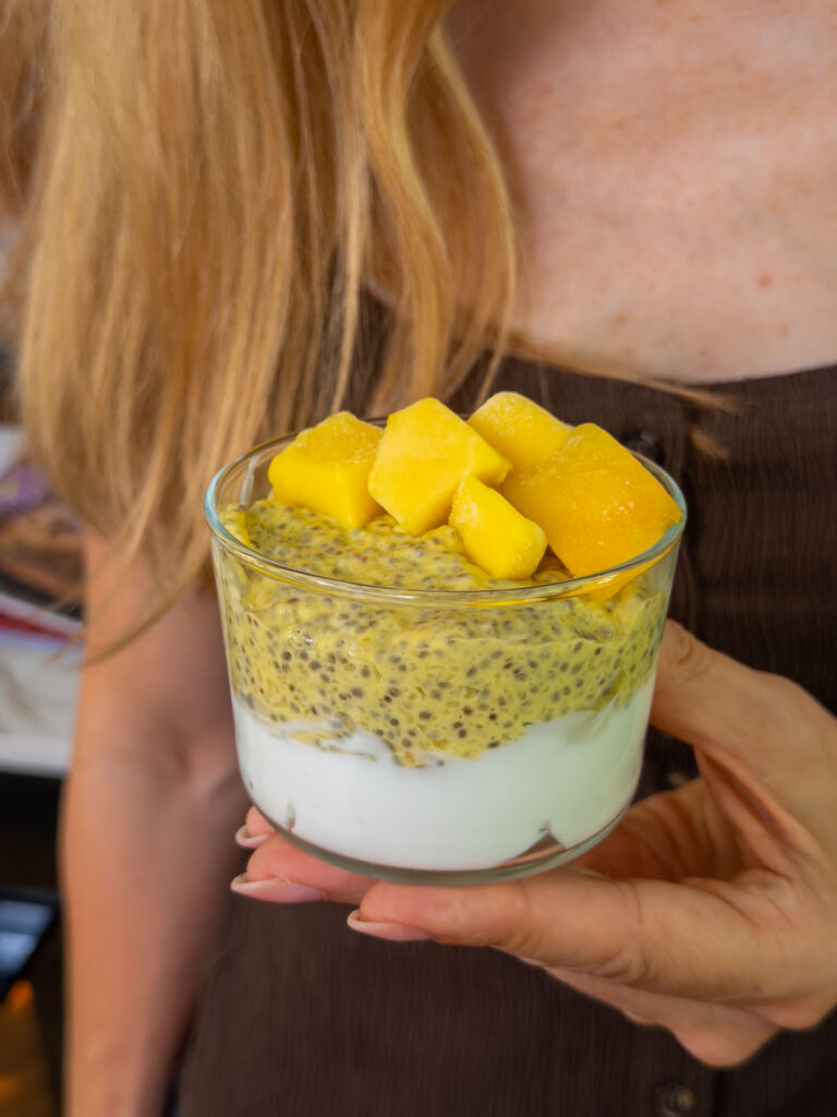 Sommerlicher Mango‑Chia‑Pudding – cremig und fruchtig