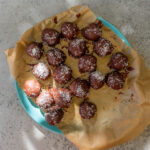Cremige Protein Bounty Bites mit Kokos und Schokolade Mrs Flury Rezept gesund