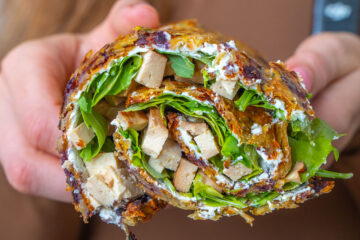 Gemüserolle aus dem Ofen Mrs Flury gesunder Wrap aus Gemüse gesund & vegan