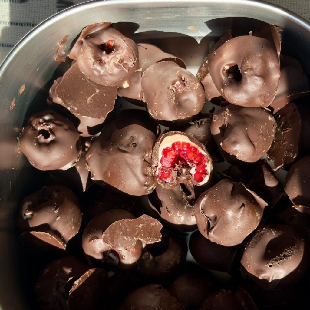 Fruchtige Franui Schoko Himbeeren Mrs Flury